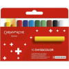 photo - 10 pastels à la cire - Permanents - Beaux-arts - Couleurs assorties - Caran d'Ache - Swisscolor