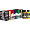 Peinture acrylique - Liquitex - Basics Acrylic Fluid - 12 couleurs - Flacons 118ml