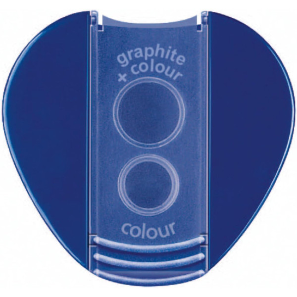 Taille-crayon - 2 trous - Avec réservoir en plastique - Staedtler - Noris