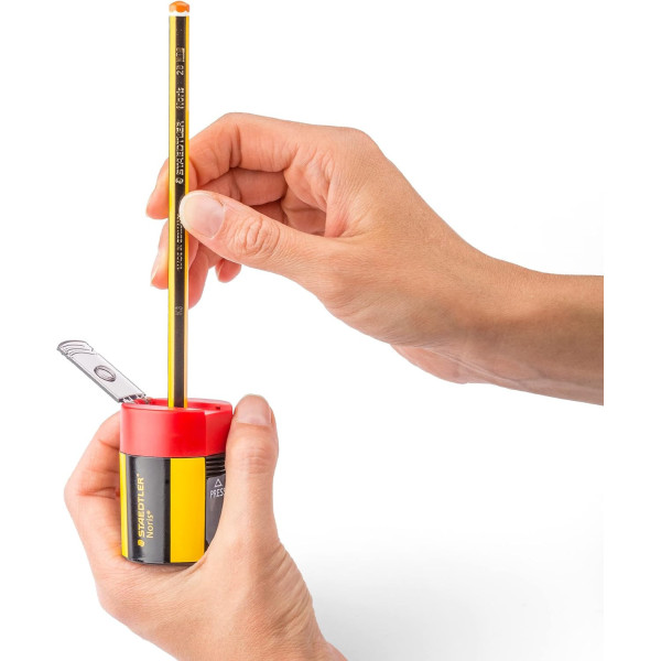 Taille-crayon - 1 trou - Avec réservoir en plastique - Staedtler - Noris
