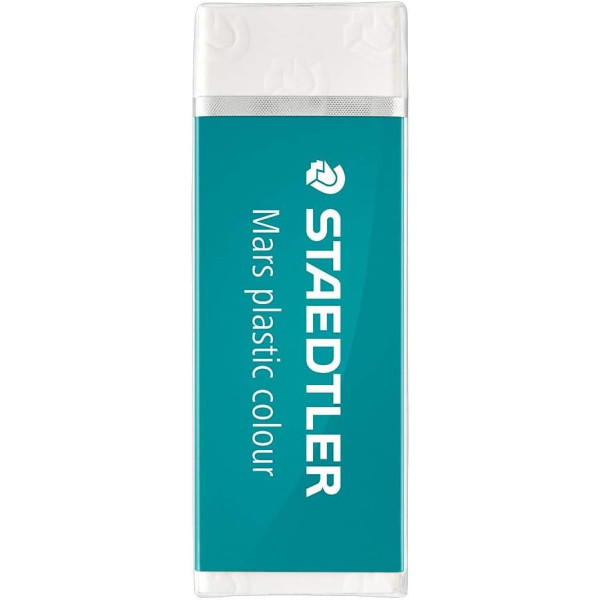 Gomme - Blanche et verte - Plastique - Mars Plastic Colour - Staedtler