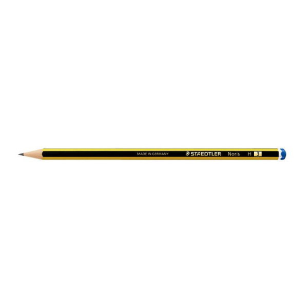 Lot de 5 crayons graphites - Dureté de 2B à 2H - Bois recyclé - Staedtler - Noris
