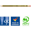 10 crayons graphite - HB - Embout gomme - Bois recyclé - Staedtler - Noris