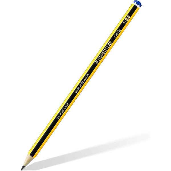 2 crayons graphite - H - Bois recyclé - Staedtler - Noris