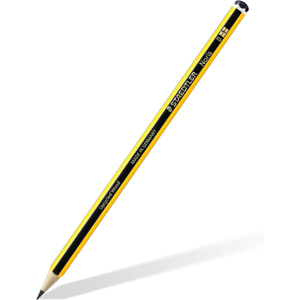 photo - 2 crayons graphite - B - Bois recyclé - Staedtler - Noris