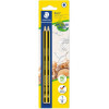 2 crayons graphite - B - Bois recyclé - Staedtler - Noris