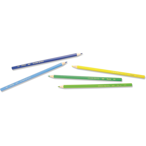12 crayons de couleur - Coloriage - Corps en bois - Loisirs créatifs - Pentel Arts
