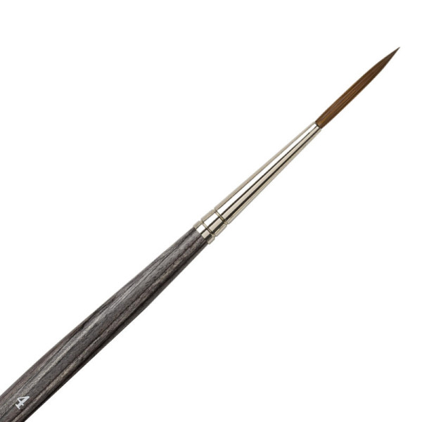 Pinceau - Traînard - Fibres synthétiques - Aquarelle - Da Vinci - Colinéo - 1222 - N°4