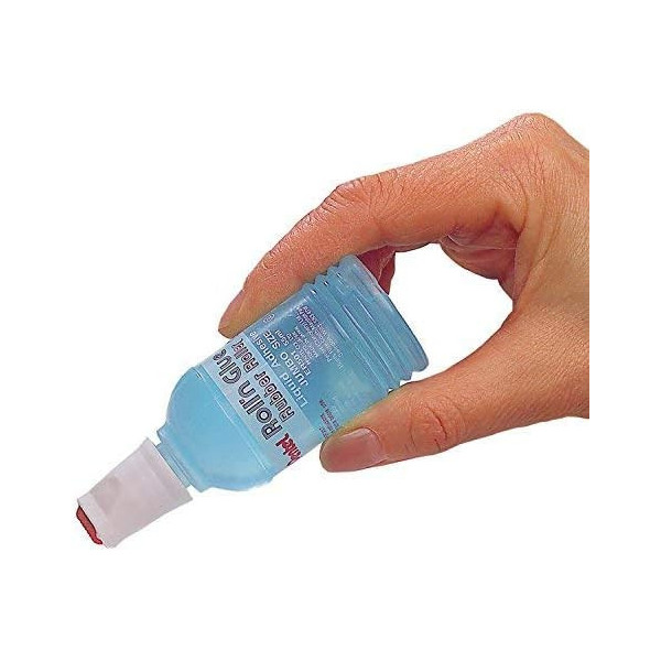 Colle liquide - Incolore - Avec applicateur caoutchouc - Flacon 55ml - Pentel
