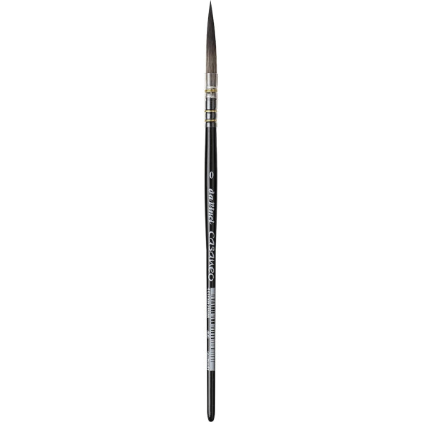 Pinceau - Lavis - Fibres synthétiques - Aquarelle - Da Vinci - Casaneo - 490 - N°0