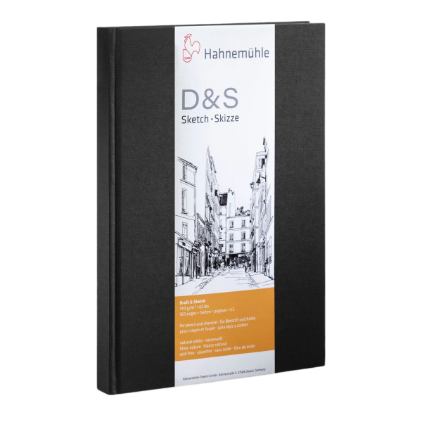 photo - Livre à croquis - 30 feuilles - 140g/m² - Portrait - A5 - Hahnemühle - D&S