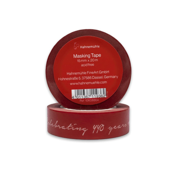 photo - Masking tape - Ruban adhésif - Rouge - Pour aquarelle - Imperméable - 20mx15mm