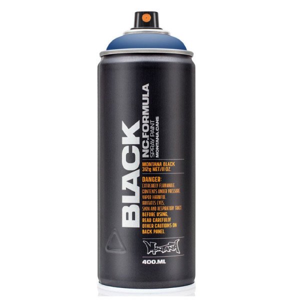 photo - Bombe de peinture - Sorrento Blue - BLK-400-5270 - Montana Cans Black - 400ml - Graffiti