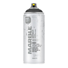 photo - Bombe de peinture - Black - Effet marbre - EM9000 - 400ml - Montana Cans Effect