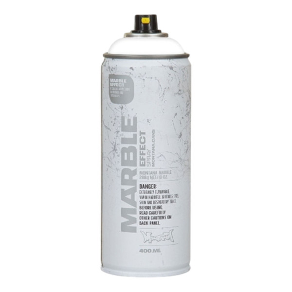 photo - Bombe de peinture - White - Effet marbre - EM9100 - 400ml - Montana Cans Effect
