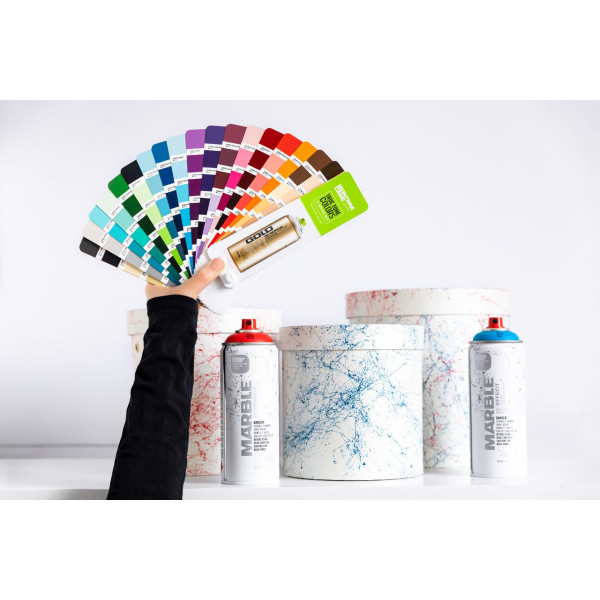 Bombe de peinture - White - Effet marbre - EM9100 - 400ml - Montana Cans Effect