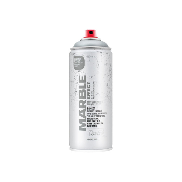 photo - Bombe de peinture - Silver - Effet marbre - EMSILVER - 400ml - Montana Cans Effect