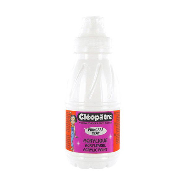 peinture-acrylique-princess-merit-blanc-250ml-cleopatre