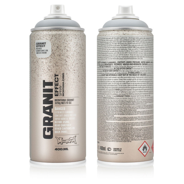 Bombe de peinture - Brown - Effet granit - EG8000 - 400ml - Montana Cans Effect