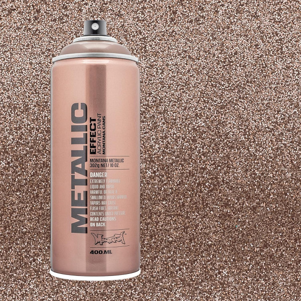 Bombe de peinture - Champagne - Effet métallique - Acrylique - EMC2010 - 400ml - Montana Cans