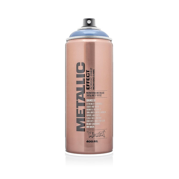 photo- Bombe de peinture - Ice Blue - Effet métallique - Acrylique - EMC5030 - 400ml - Montana Cans