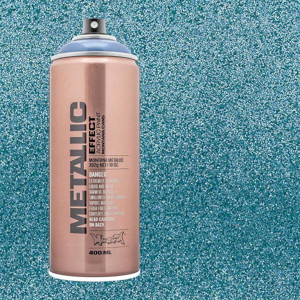 Bombe de peinture - Ice Blue - Effet métallique - Acrylique - EMC5030 - 400ml - Montana Cans