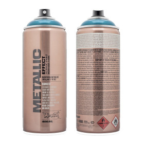 Bombe de peinture - Caribbean - Effet métallique - Acrylique - EMC6250 - 400ml - Montana Cans