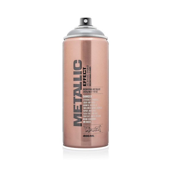 photo - Bombe de peinture - Argent - Effet métallique - Acrylique - EMC7010 - 400ml - Montana Cans