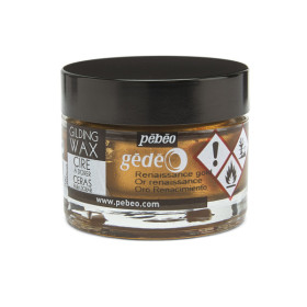 photo - Cire à dorer - Or renaissance - Tous supports - Pébéo - Gédéo - Pot de 30 ml