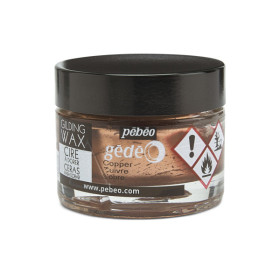 photo - Cire à dorer - Cuivre - Tous supports - Pébéo - Gédéo - Pot de 30 ml