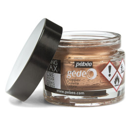 Cire à dorer - Cuivre - Tous supports - Pébéo - Gédéo - Pot de 30 ml