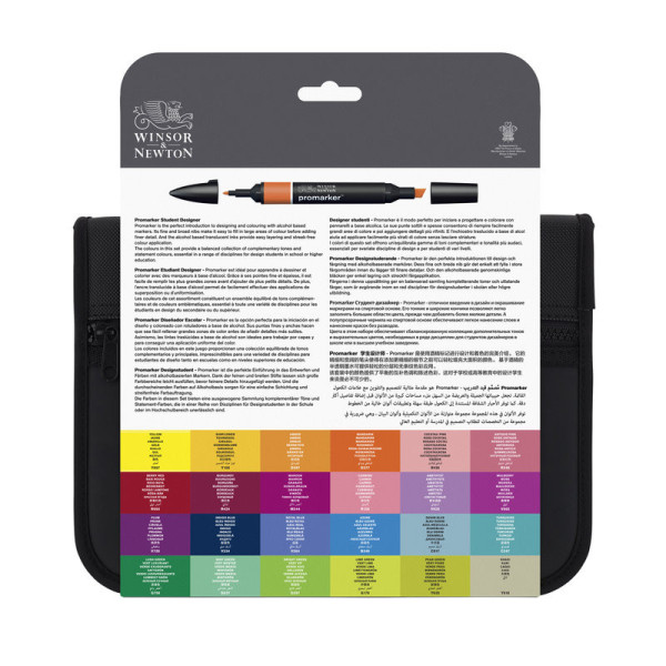 promarker-lot-24-feutres-couleurs-student-designer-double-pointe-fine-point-large-winsor-et-newton