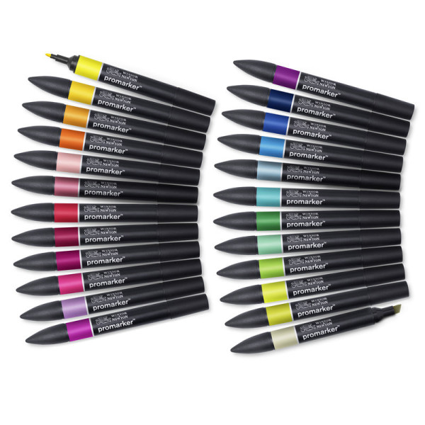 promarker-lot-24-feutres-student-designer-double-pointe-fine-point-large-winsor-et-newton