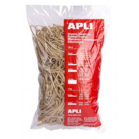 Bracelets caoutchouc 80 x 2mm sachet de 100g - Apli pas cher