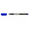 Marqueur Permanent "K Marker Fine" Pointe Médium Bleu Kores pas cher
