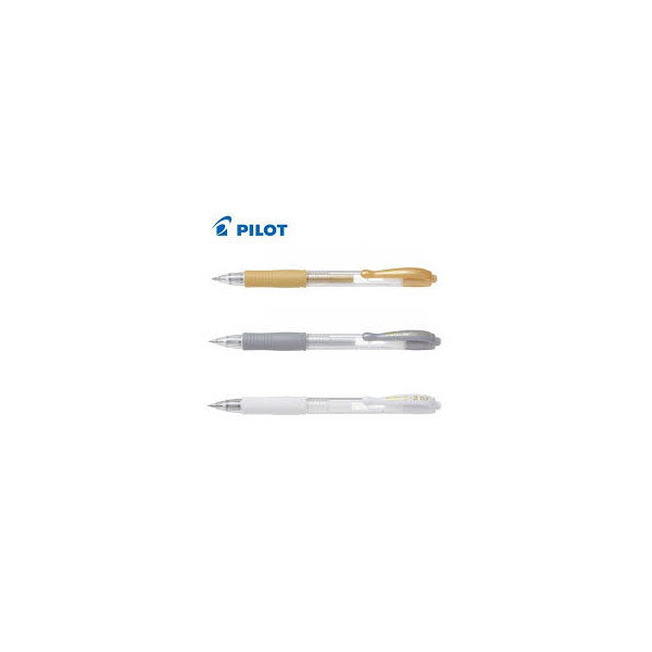 Stylo roller G-2 encre gel - Argent - Pilot | à seulement 1,99 €