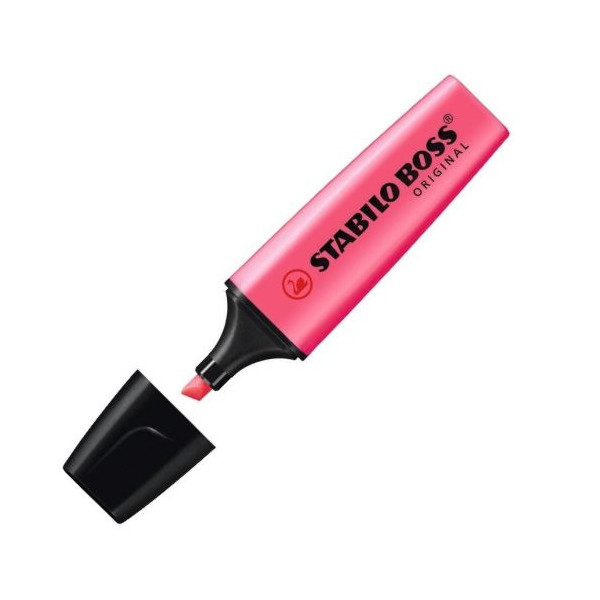 photo-Surligneur - STABILO BOSS ORIGINAL - Rose