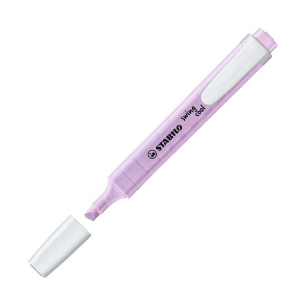 Surligneur violet pastel - STABILO Swing cool pas cher
