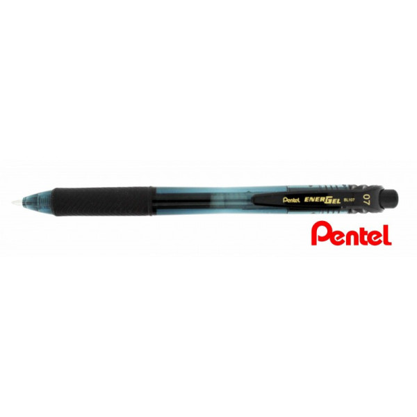 Stylo Energel pointe moyenne 0,7mm noir Pentel pas cher
