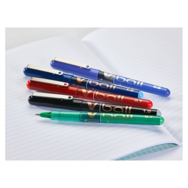 Stylo gel V-Ball 1.0 pointe moyenne bleu Pilot | à seulement 1,99 €