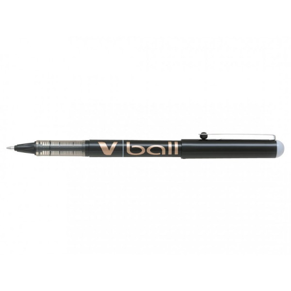 Stylo gel V-Ball 1.0 pointe moyenne noir Pilot pas cher