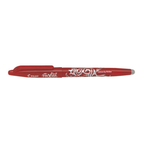 Stylo FriXion Ball pointe moyenne 0.7mm rouge Pilot pas cher