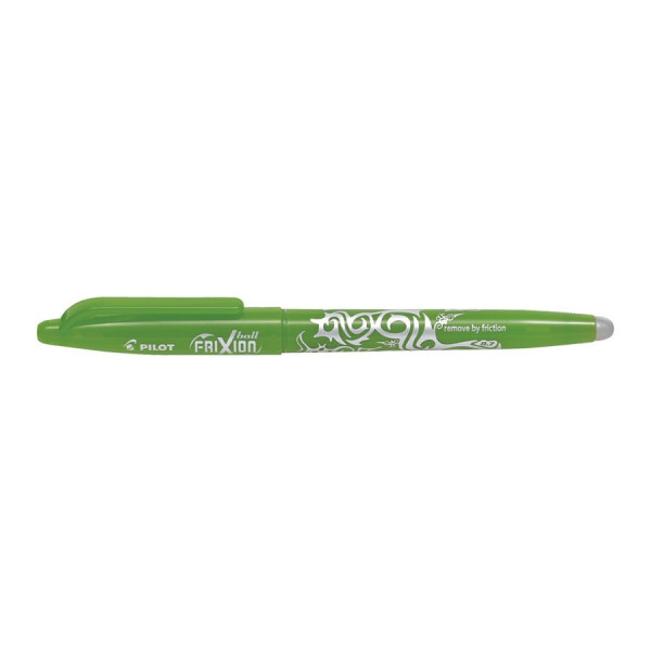 Stylo FriXion Ball pointe moyenne 0.7mm vert pomme Pilot pas cher