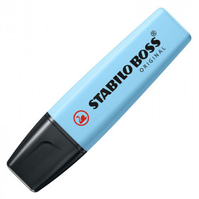 photo-Surligneur - STABILO BOSS ORIGINAL - Pastel - Fraîcheur de bleu
