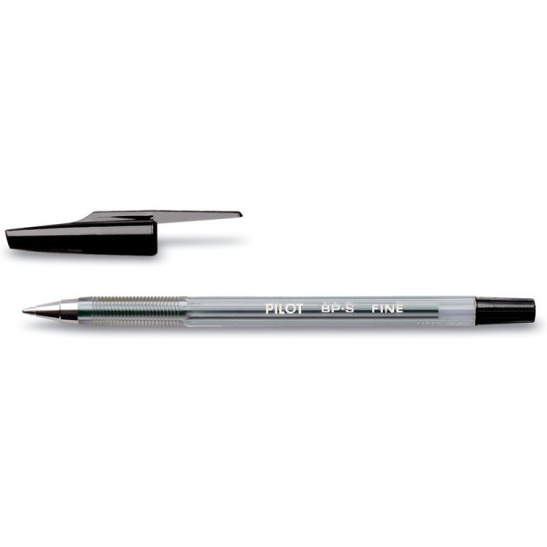 Stylo bille BP-S pointe fine 0.3mm noir Pilot pas cher