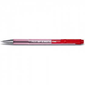 Stylo bille BP-S pointe fine 0.3mm rouge Pilot pas cher
