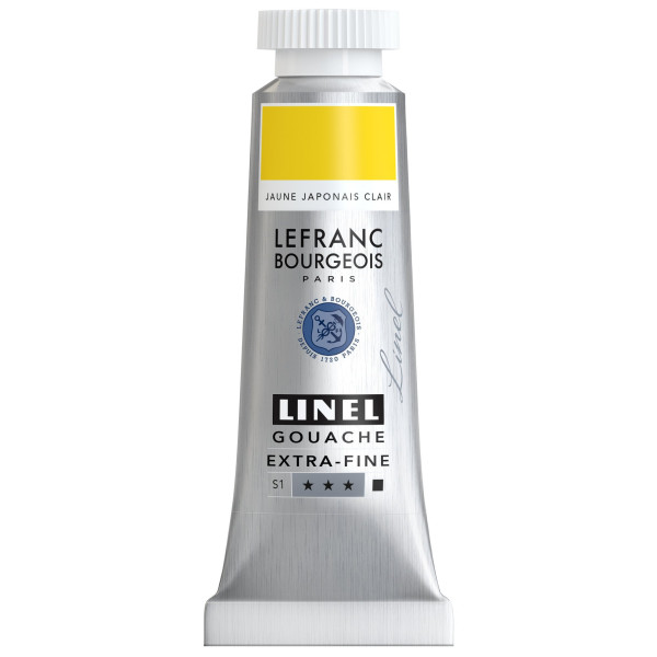 photo-Gouache - Extra-fine - Jaune Japonais clair - 183 - Lefranc Bourgeois - Linel - 14ml