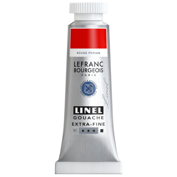 photo-Gouache - Extra-fine - Rouge persan - 845 - Lefranc Bourgeois - Linel - 14ml
