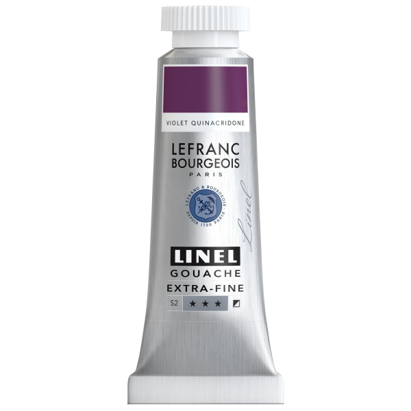 photo-Gouache - Extra-fine - Violet quinacridone - 860 - Lefranc Bourgeois - Linel - 14ml