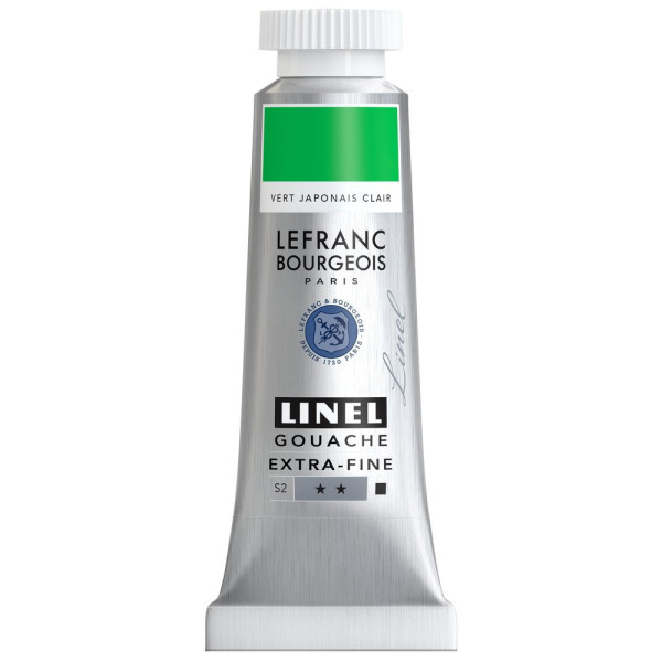 photo-Gouache - Extra-fine - Vert Japonais clair - 536 - Lefranc Bourgeois - Linel - 14ml